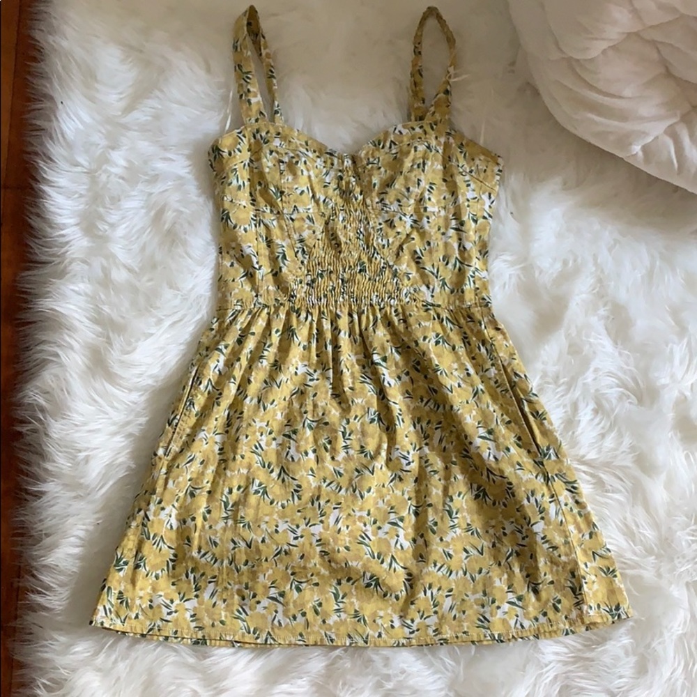 Free people yellow flower summer dress